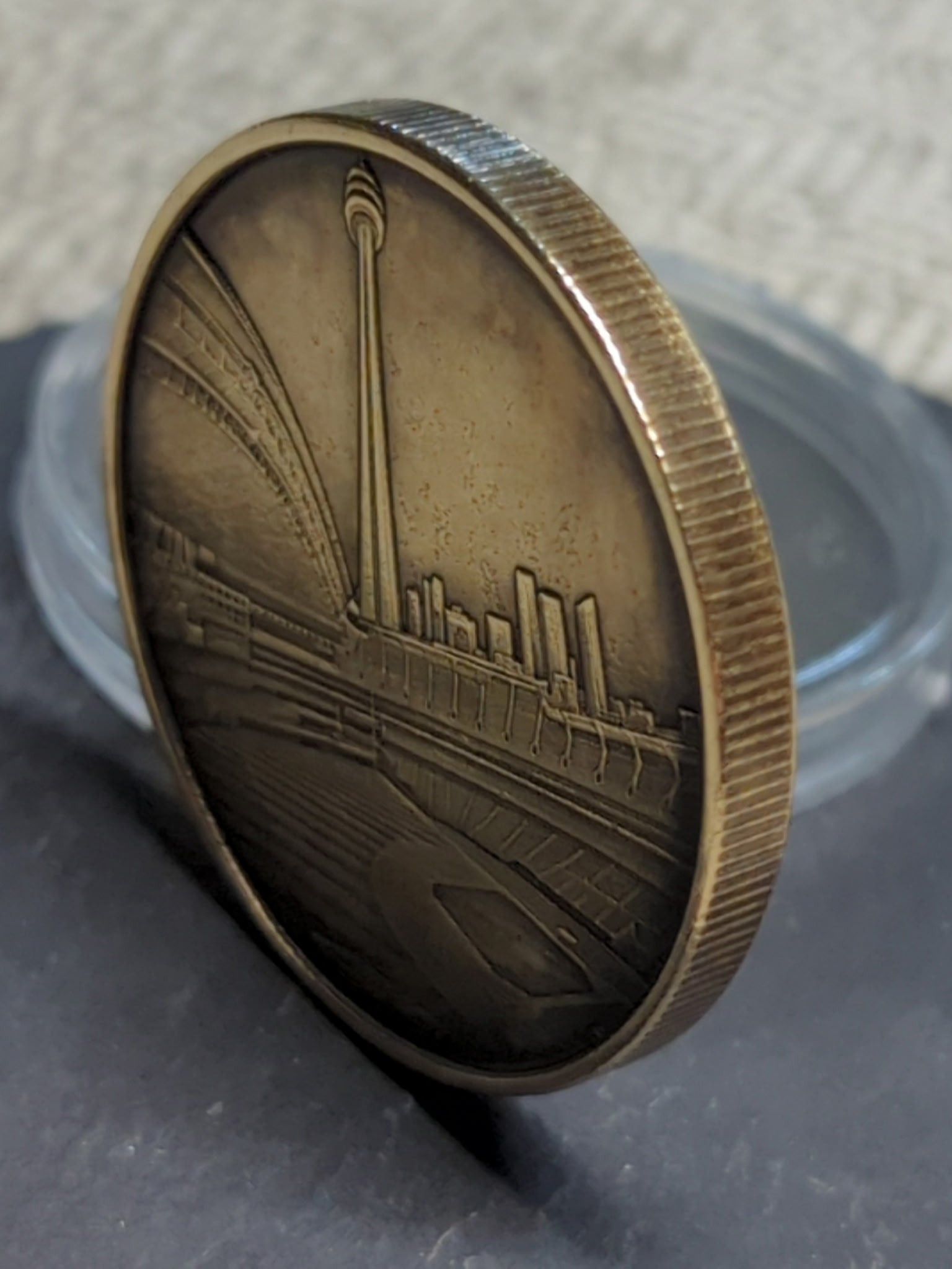 Toronto Inspired Engraved Brass Coin- double sided