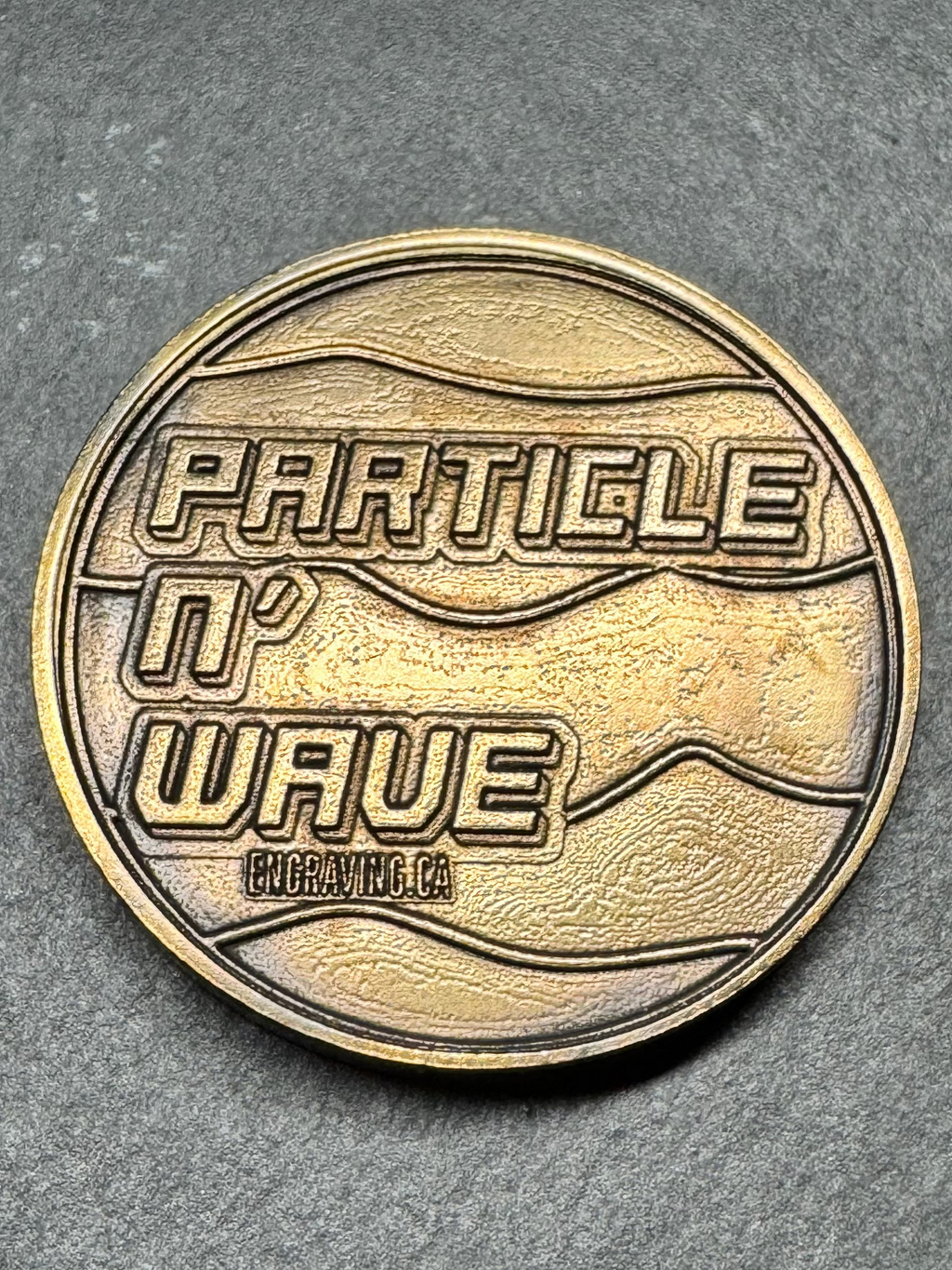 Turn Your Photo Into a Custom Brass Coin: Single-Sided